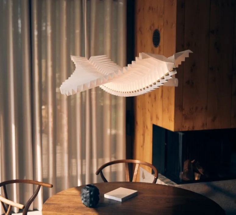 Suspension*Frandsen Suspension, Sora, , LED, 2700K, 1154 lm, L124cm, H24,6cm - blanc