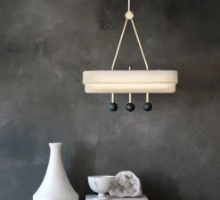 Suspension*Bert frank Suspension, Spate, , L44cm, H44cm - laiton, marbre guatemala