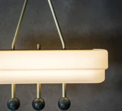 Suspension*Bert frank Suspension, Spate, , L44cm, H44cm - laiton, marbre guatemala