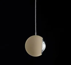 Suspension, Spider avec rosace, champagne mat, LED, 2700K, 1280 lm, Ø12cm, H13cm - Lodes