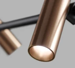 Suspension*Light Point Suspension, Spirit S1000, noir, , LED, 2700K, 1650lm, L100cm, H100cm - rose doré