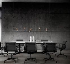 Suspension*Light Point Suspension, Spirit S2000, , LED, 2700K, 2750lm, L200cm, H100cm - noir, rose doré