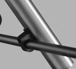 Suspension, Spirit S2000, titanium, LED, dim, 2700K, 110 lm, L200cm, H18cm - Light Point