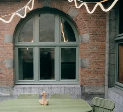 Suspension*Petite Friture Suspension, Spline, , IP65, LED, dim, 2700K, 4000 lm, L450cm, H20cm - beige, bleu