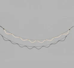 Suspension*Petite Friture Suspension, Spline, , IP65, LED, dim, 2700K, 4000 lm, L450cm, H20cm - beige, bleu