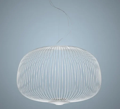 Suspension*Foscarini Suspension, Spokes 3, , LED, 2700K, 4080lm, Ø62cm, H42cm - blanc