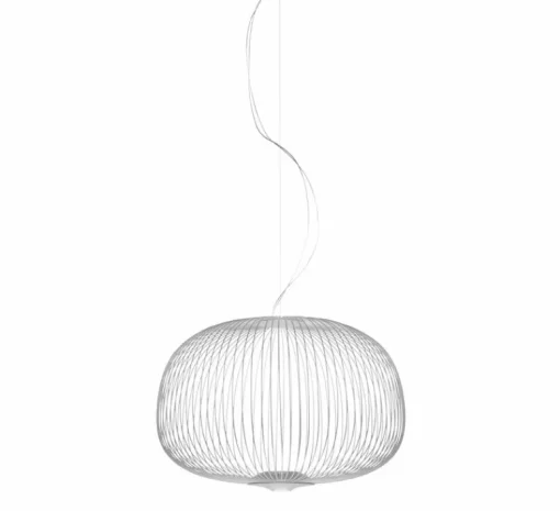 Suspension*Foscarini Suspension, Spokes 3, , LED, 2700K, 4080lm, Ø62cm, H42cm - blanc
