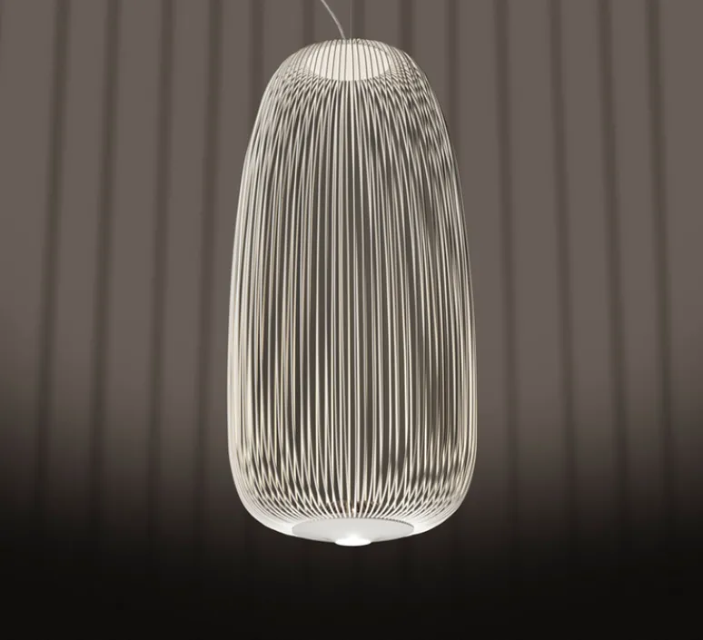 Suspension*Foscarini Suspension, Spokes 1, , LED, 2700K, 4080lm, Ø32,5cm, H71cm - blanc