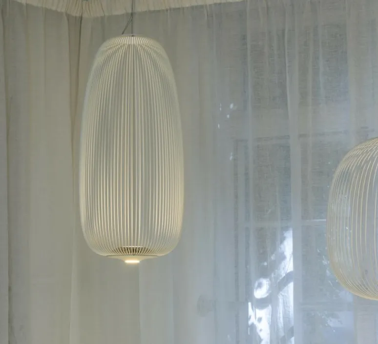 Suspension*Foscarini Suspension, Spokes 1, , LED, 2700K, 4080lm, Ø32,5cm, H71cm - blanc