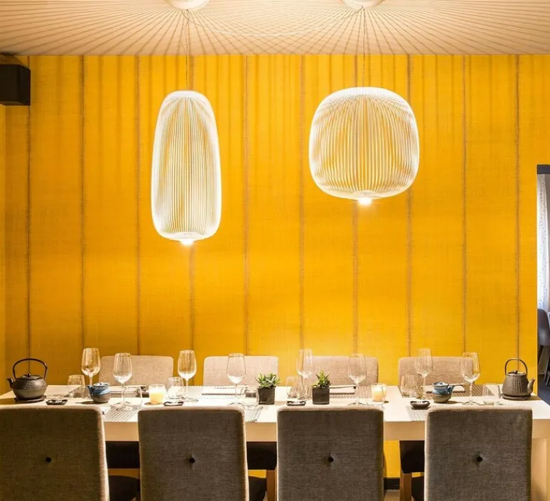 Suspension*Foscarini Suspension, Spokes 1, , LED, 2700K, 4080lm, Ø32,5cm, H71cm - blanc