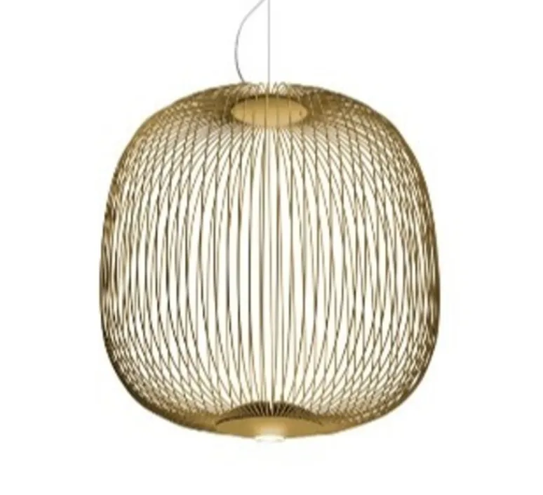 Suspension*Foscarini Suspension, Spokes 2 MyLight, or, LED, dim, 2700K, 4080 lm, L52cm, H52,5cm - laiton