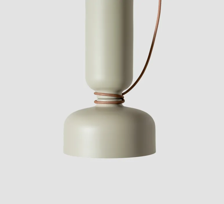 Suspension*A-N-D Suspension, Spotlight Volumes, A/D, , Ø27cm, H45cm - marron sauge