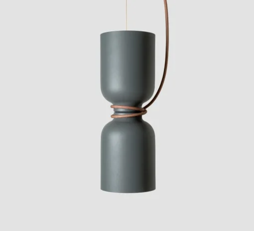 Suspension, Spotlight Volumes, C/C, gris avocat, Ø14cm, H40cm - A-N-D