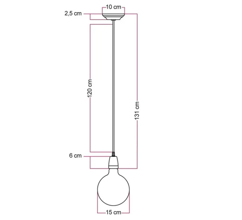 Suspension|Enfants*Creative Cables Suspension, série porcelaine, , Ø4,5cm, H6cm - rouge, câble textile rouge feu brillant