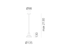 Suspension, Stablight, aquamarine, Ø13,5cm, H13cm - Artemide