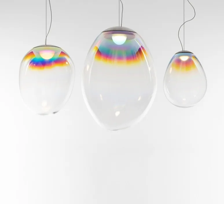 Suspension*Artemide Suspension, Stellar Nebula 30, , LED, dim, 3000K, 1750 lm, Ø30cm, H37cm - iridescent