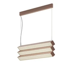 Suspension*Contardi Suspension, Stick Trio, , LED, dim, DALI, 2700K, 10000 lm, L90cm, H36cm - cuivre satiné