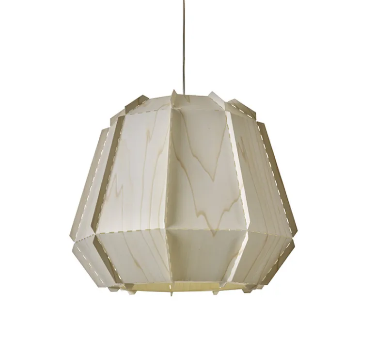 Suspension*LZF Suspension, Stitches Bamako, , Ø50cm, H44cm - blanc