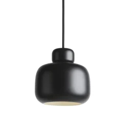 Suspension*Woud Suspension, Stone large, , Ø24cm, H24,6cm - noir