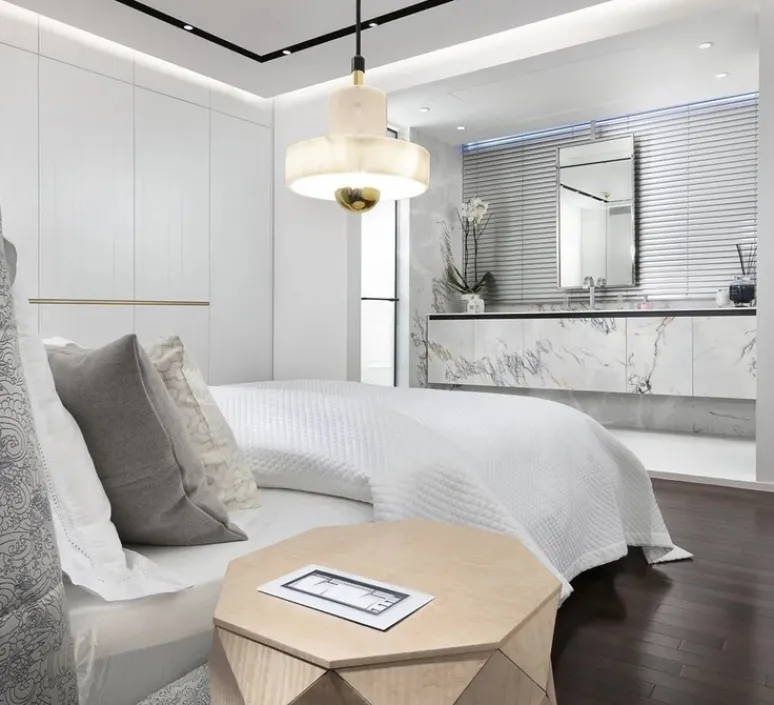 Suspension*Tom Dixon Suspension, Stone LED, , LED, dim, 3000k, 360 lm, Ø18cm, H14cm - blanc, or