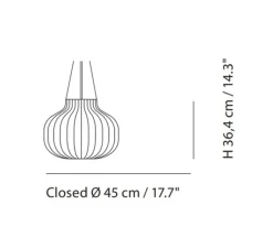 Suspension*Muuto Suspension, Strand Closed, , Ø45cm, H36,4cm - blanc
