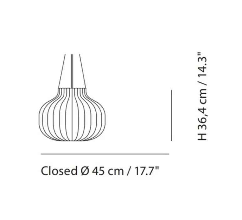 Suspension*Muuto Suspension, Strand Closed, , Ø45cm, H36,4cm - blanc