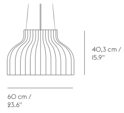 Suspension*Muuto Suspension, Strand Open , , Ø60cm, H40,3cm - blanc
