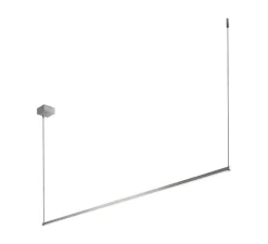 Suspension, Stripe S2000, titanium, LED, dim, 2700K, 2970 lm, L200cm, H20cm - Light Point