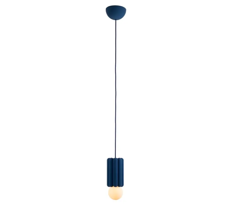 Suspension*Schneid Suspension, Stucco No. 3, , Ø10,5cm, H18,5cm - bleu lapis