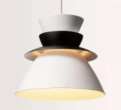 Suspension*Lyfa Suspension, Sundowner 400, , Ø40cm, H34,3cm - blanc/noir