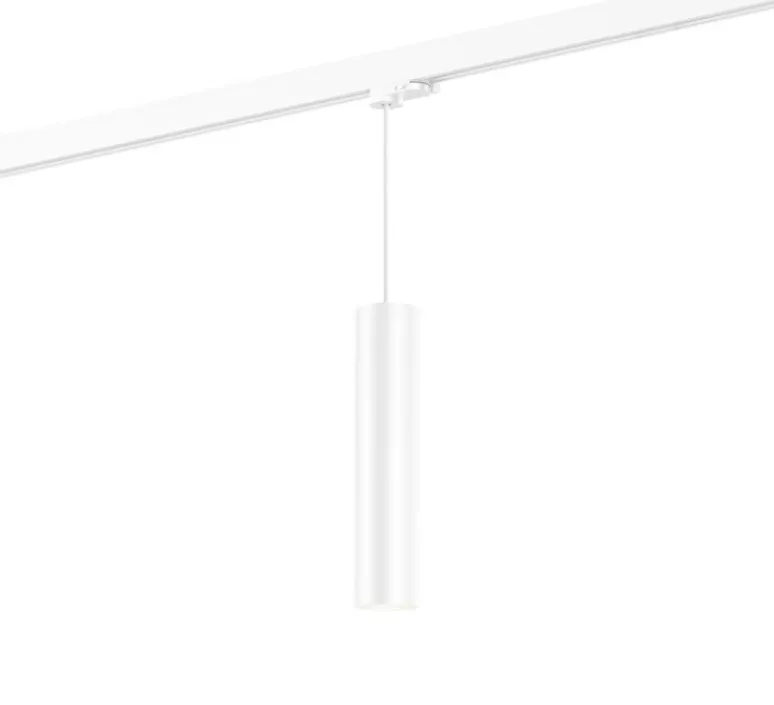 Suspension*Wever&Ducré Suspension sur rail, Ray on track 3.0 PAR16, , Ø6,7cm, H30cm - blanc mat
