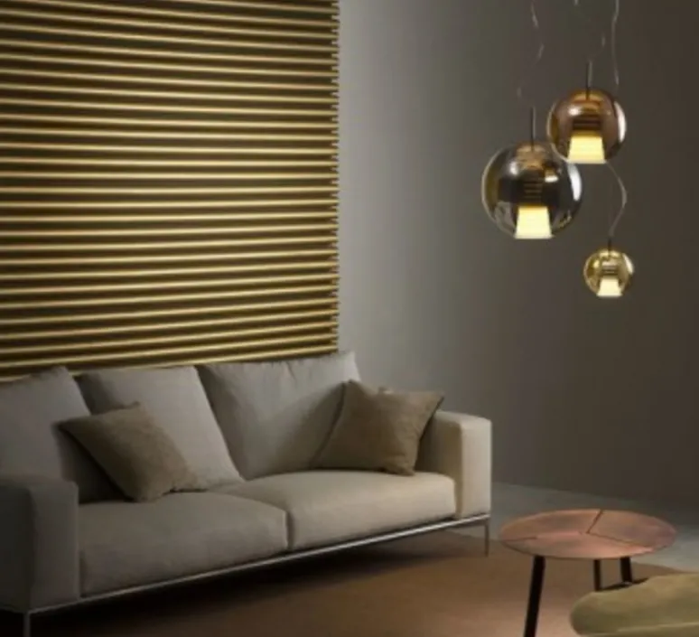 Suspension*Fabbian Suspension, Suspension, Beluga Royal D57 S , , IP40, Ø20cm, H26cm - or