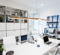 Suspension*Tunto Suspension, Swan, , L162cm, 3000k, 4616lm, 600mA - chêne