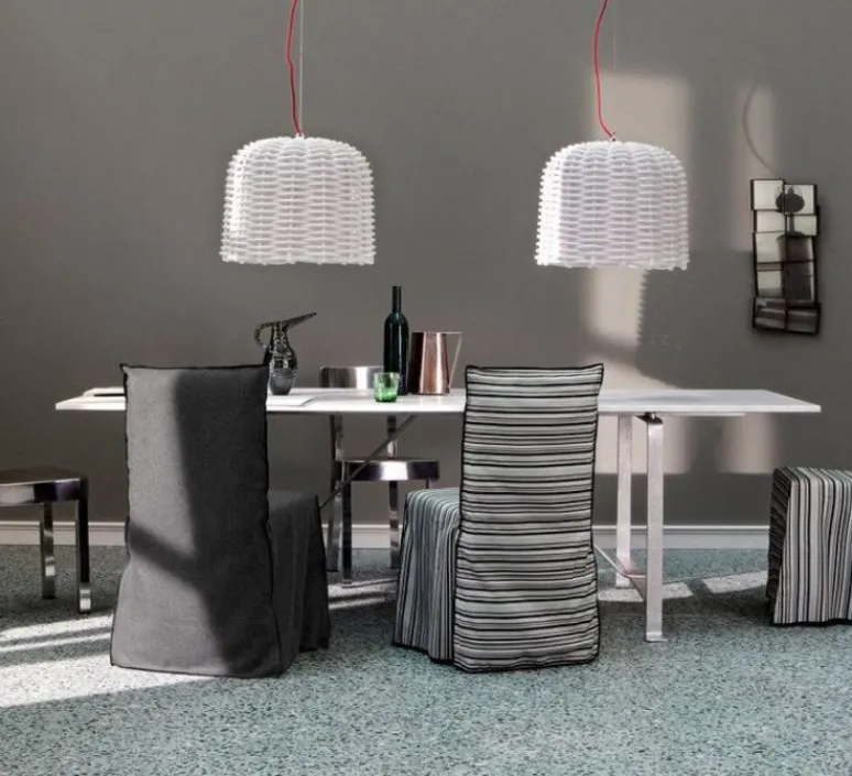 Suspension*Gervasoni Suspension, Sweet 96, , Ø55cm, H41cm - blanc brillant