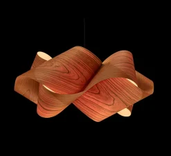 Suspension, Swirl Small, cerisier naturel, Ø54cm, H25cm - LZF