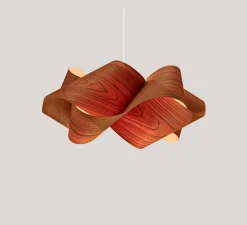 Suspension, Swirl Small, cerisier naturel, Ø54cm, H25cm - LZF