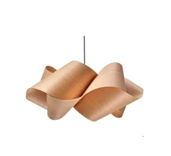 Suspension*LZF Suspension, swirl small SP 22, hêtre naturel, Ø54cm, H25cm - bois, marron