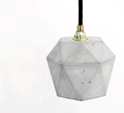 Suspension, [T2], gris, or, Ø12cm, H12cm - GANTLights