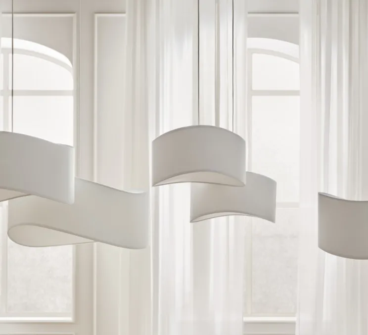 Suspension, Tajo, blanc, Ø40cm, H24cm - Bolia