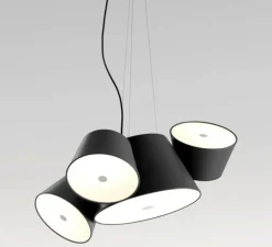 Suspension*Marset Suspension, Tam Tam, Mini, semi-mat, Ø66cm - noir