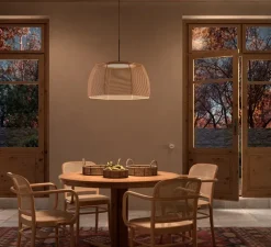 Suspension*Bover Suspension, Tanit S/61, , LED, 2700K, 2400lm, Ø61cm, H64cm - beige