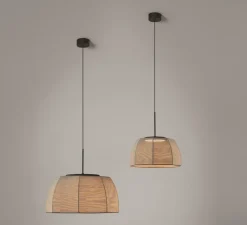 Suspension*Bover Suspension, Tanit S/61, , LED, 2700K, 2400lm, Ø61cm, H64cm - beige