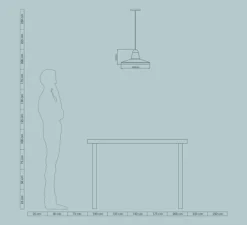 Suspension*Easy Light by Carpyen Suspension, Tao, , Ø30cm, H15,5cm - vert picea