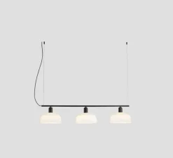 Suspension, Tatawin, linéaire M, blanc, L100cm, H210cm - Faro