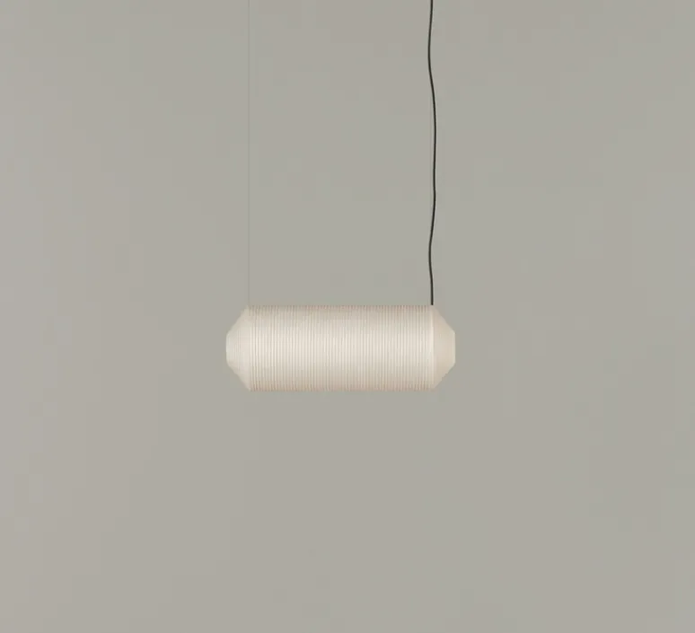 Suspension*Santa & Cole Suspension, Tekio Horizontal P1, circular canopy, , LED, dim, 2200-2700K, 1251 lm, L67cm, H25cm - papier Washi