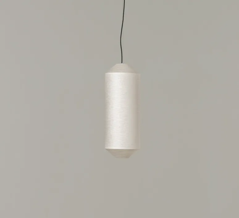 Suspension*Santa & Cole Suspension, Tekio Vertical P1, , LED, dim, 2700K, 1251 lm, Ø25cm, H67cm - papier Washi