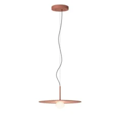 Suspension, Tempo 5776, rouge terre, LED, dim, 2700K, 441 lm, Ø40cm, H21cm - Vibia