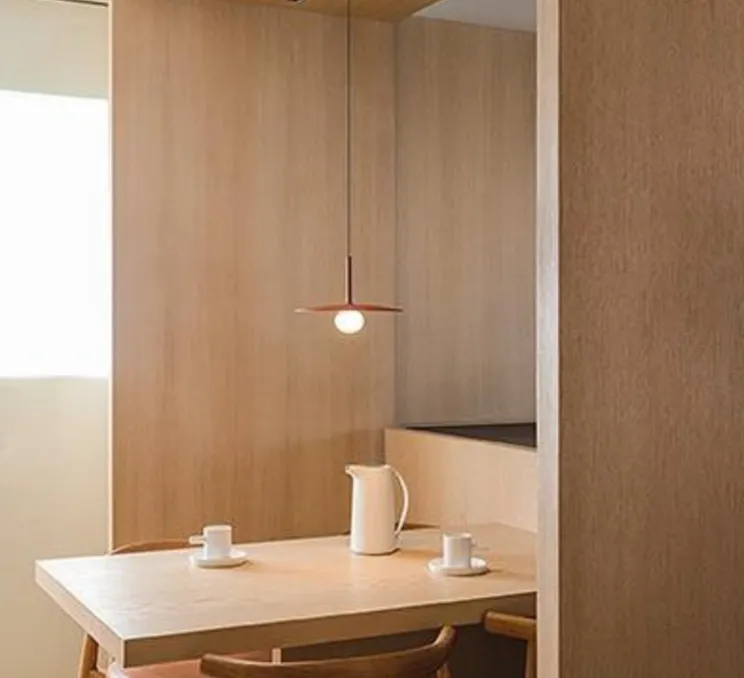 Suspension, Tempo 5770, terracotta, LED, 2700K, 300lm, Ø25cm, H17,7cm - Vibia