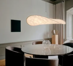 Suspension, Tense, Blanc, 2700K, 2000lm, Ø90 cm, H15cm -New Works