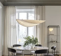 Suspension*New Works Suspension, Tense, , 2700K, 2000lm, H15cm, Ø120 cm - Blanc